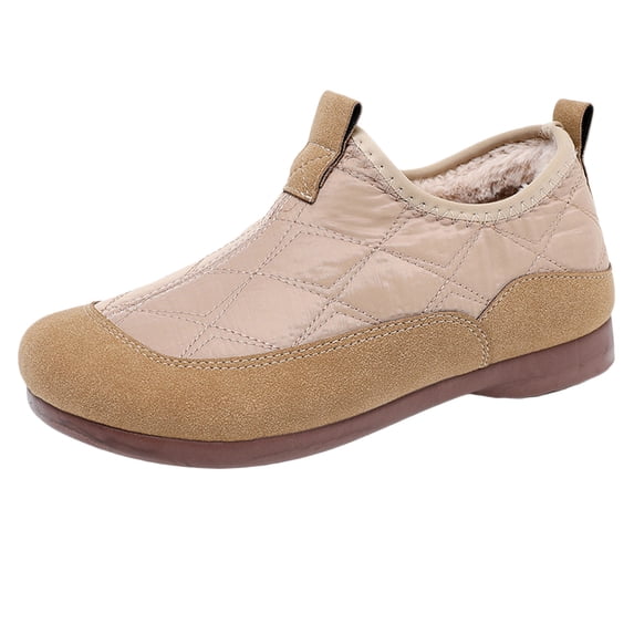 gakvbuo Snow Boots For Women Ankle Boots Women's Versatile Breathable Soft-Soled Shoes Fall And Winter Comfortable Thick-Soled Warm Snow Boots