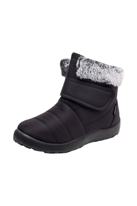 Snow Boots For Women Short Boots Winter Warmth Thick Cotton Shoes Soft Soled Cotton Boots Cloth Snow Women