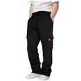 thumbnail image 1 of gakvbuo Sports Sweatpants for Student Teen Trendy Drawstring Athletic Jogger Pants Sweatpants Lightweight for 3-13Years, 1 of 6