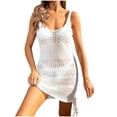 thumbnail image 1 of gakvbuo Summer Beach Cover Up Dress For Women Swimwear Bikini Bathing Suit Coverups Women’s Bathing Suit Cover Up For Beach Pool Swimwear Crochet Dress, 1 of 7