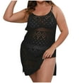 thumbnail image 1 of gakvbuo Summer Beach Cover Up Dress For Women Swimwear Bikini Bathing Suit Coverups Women’s Plus Bathing Suit Cover Up For Beach Pool Swimwear Crochet Dress, 1 of 1