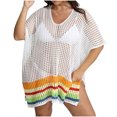 thumbnail image 1 of gakvbuo Summer Beach Cover Up Dress For Women Swimwear Bikini Bathing Suit Coverups Women’s Plus Bathing Suit Cover Up For Beach Pool Swimwear Crochet Dress, 1 of 1