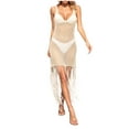 thumbnail image 1 of gakvbuo Summer Beach Cover Up Dress For Women Swimwear Bikini Bathing Suit Coverups Women’s Bathing Suit Cover Up For Beach Pool Swimwear Crochet Dress, 1 of 6