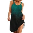 thumbnail image 1 of gakvbuo Summer Beach Cover Up Dresses For Women Casual Crew Neck T Shirt Dress Sleeveless Sundress Tank Mini Dress, 1 of 6