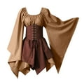 thumbnail image 1 of gakvbuo Summer Dresses for Women Womens Medieval Dress,Women'S Vintage Celtic Medieval Floor Length Renaissance Gothic Cosplay Dress, 1 of 4