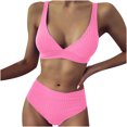 thumbnail image 1 of gakvbuo Summer Bikini Sets for Women Two Piece Tankini Bathing Suits Spaghetti Strap Swimsuit Filled Soild Swimwear Beachwear, 1 of 6