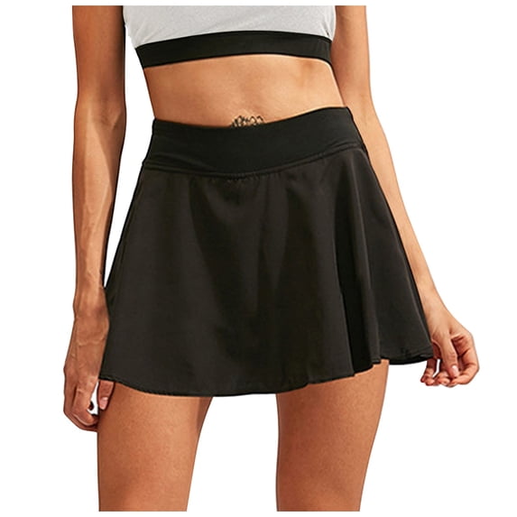 gakvbuo Summer Pleated Tennis Skirt for Women High Waisted Athletic Golf Skorts Skirts for Sports Quick-Drying Running Gym Training Casual Fake 2 Piece Workout Sports Skirts