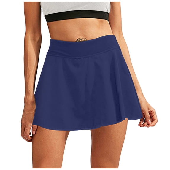 gakvbuo Summer Pleated Tennis Skirt for Women High Waisted Athletic Golf Skorts Skirts for Sports Quick-Drying Running Gym Training Casual Fake 2 Piece Workout Sports Skirts