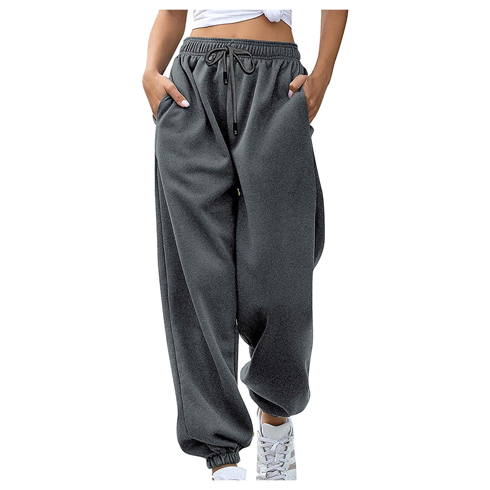 gakvbuo Women's Lightweight Loose Sweatpants, High Waist gakvbuo Women's Lightweight Loose Sweatpants, High Waist