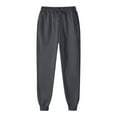 thumbnail image 1 of gakvbuo Sweatpants For Women Winter Solid Color High Waist Warm Pants Thick Lined Athletic Jogger Fleece Drawstring Lace-Up Thermal Lined Sweatpants With Pockets, 1 of 2