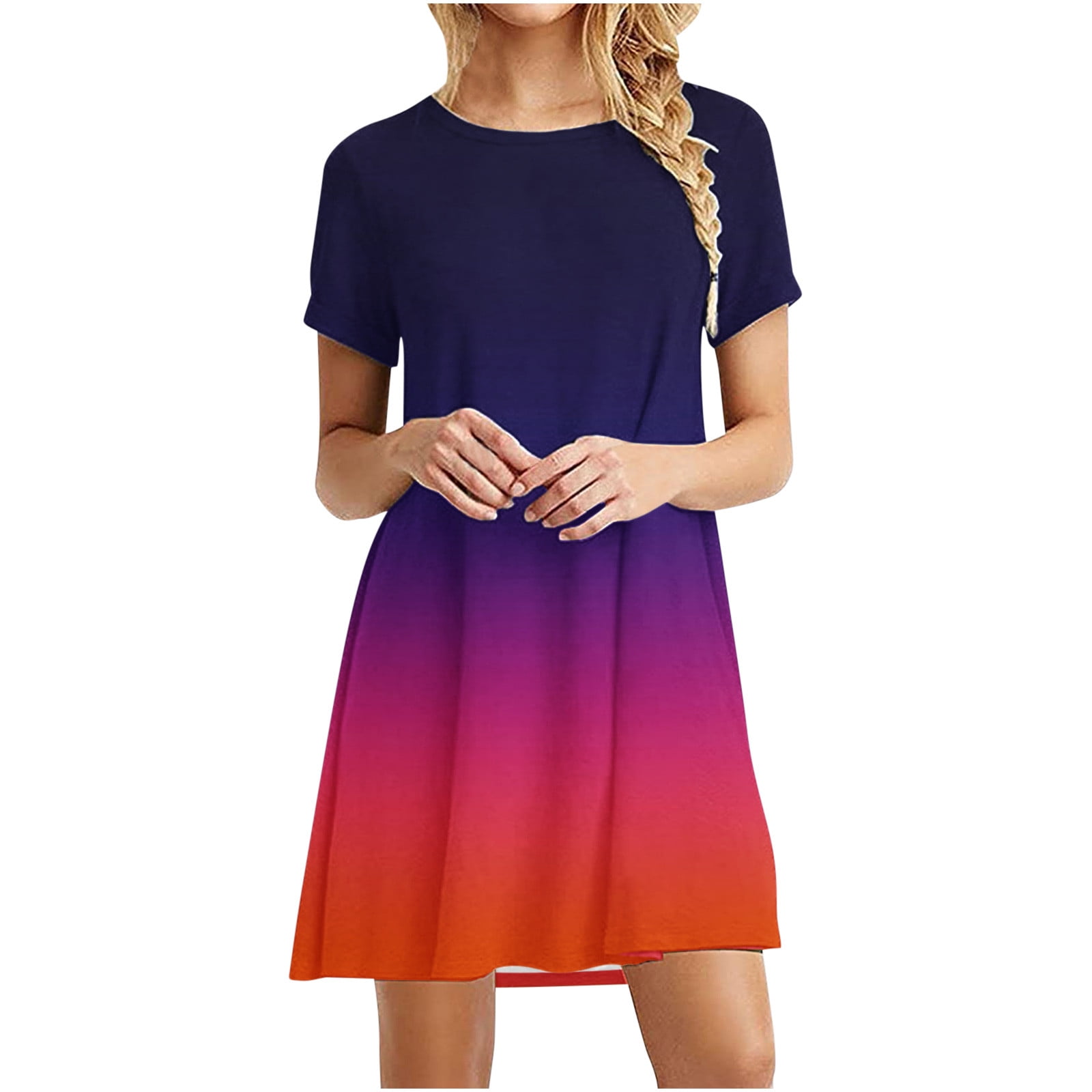 gakvbuo TShirt Dresses For Women Summer Dresses For Women 2025