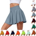 thumbnail image 1 of gakvbuo Tennis Skirt for Womens Pleated Skorts High Waisted Sports Yoga Skirt with Pocket, 1 of 6