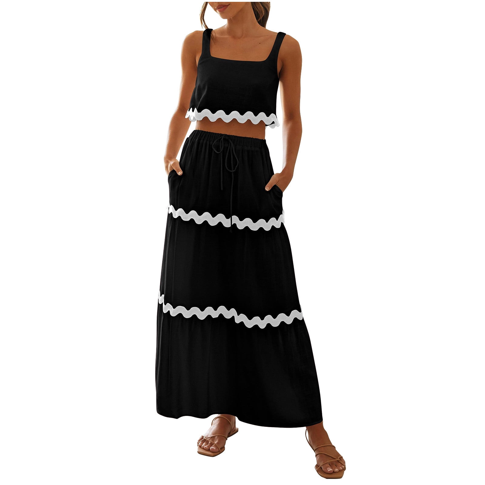 Soft Knit Cutout Tank Dress Long Sleeve Cardigan Two Piece Set main image 1