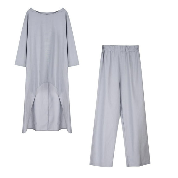 gakvbuo Women's Fashion Casual Long Sleeve Comfortable Suit Sweatshirt Solid Color Tops Blouse