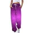 thumbnail image 1 of gakvbuo halloween sweatpants for women High Waiste Cinch Bottom Baggy cargo sweatpants for women with Pockets Athletic Fit Workout Active Joggers Pants Lounge Trousers Long Leg Pants, 1 of 4