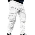 thumbnail image 1 of gakvov Cargo Pants For Men Men New Casual Pocket Overalls Loose Straight Leg Outdoor Running Trousers Pant, 1 of 5