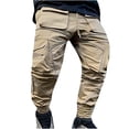 thumbnail image 1 of gakvov Cargo Pants For Men Men New Casual Pocket Overalls Loose Straight Leg Outdoor Running Trousers Pant, 1 of 4