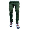 thumbnail image 1 of gakvov Cargo Pants For Men Men's Multi-pocket Reflective Straight-leg Sports Casual Overalls, 1 of 4
