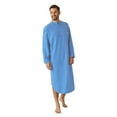 thumbnail image 1 of gakvov Kaftan For Mens Nightshirt Long Sleeve Sleepwear Soft Comfy Nightgown Loose Sleep Shirt, 1 of 9