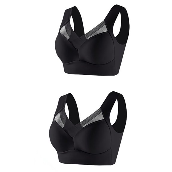 gakvov Sleeping Nursing Bras for Womens Wirefree Breastfeeding Women Feeding plus size Maternity Bras No Underwire Bra Button Front Openable Breathable Underwear Pregnant Comfy Bralette