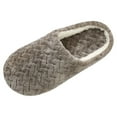 thumbnail image 1 of gakvov Slippers For Men Women Cozy Comfy Warm Slip-On Slippers Winter Soft Fuzzy Indoor House Shoes, 1 of 2