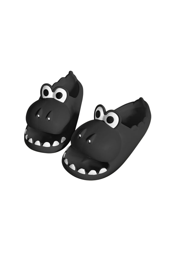 gakvov Women'S Men'S Cloud Dinosaur Slides Cloud Slippers Sandals Cartoon Open Toe Shower Slippers Beach Shoes Non Slip Bathroom Pillow Slippers Indoor & Outdoor