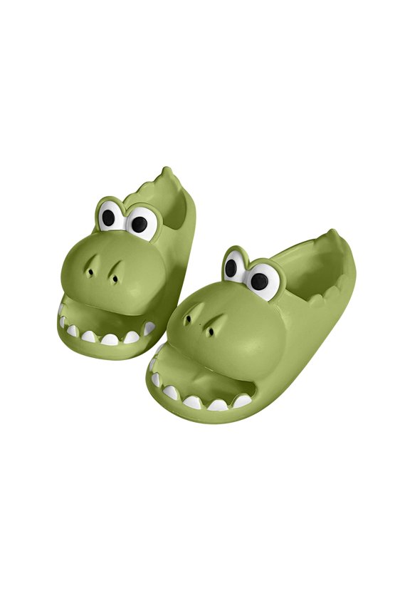 gakvov Women'S Men'S Cloud Dinosaur Slides Cloud Slippers Sandals Cartoon Open Toe Shower Slippers Beach Shoes Non Slip Bathroom Pillow Slippers Indoor & Outdoor