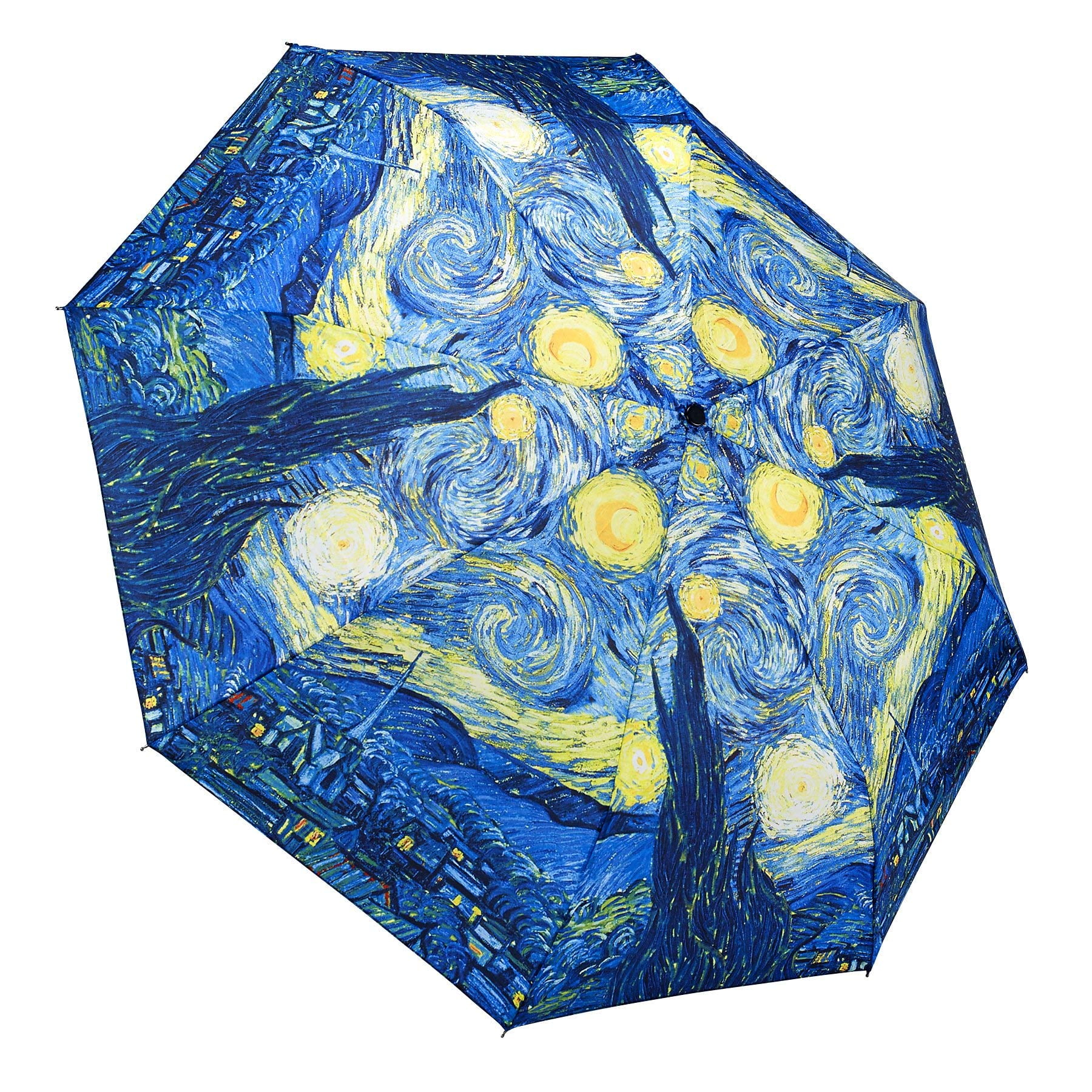 galleria Van Gogh Starry Night Folding Umbrella