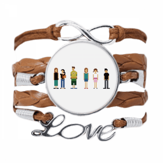 game characters art deco fashion bracelet love chain ornament wristband