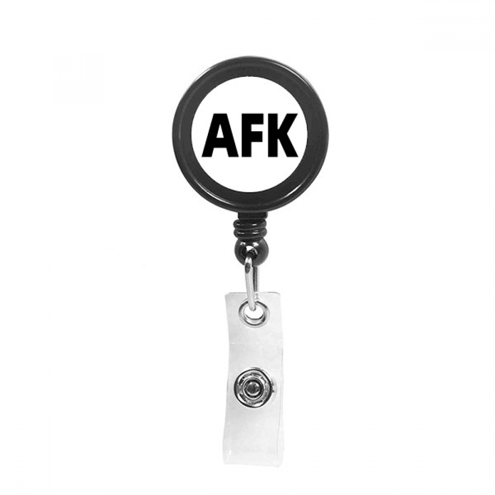 game  keyboard idle Retractable Keychain Badge Holder ID Badge