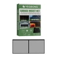 thumbnail image 1 of garage door screen Insect Screen Garage Door Screen Kit 13x6.5ft Self Sealing Fiberglass Mesh Door Curtain Wind Resistant Roll Up Design Double Garage Ventilation Insect Barrier Patio Air Screen, 1 of 7