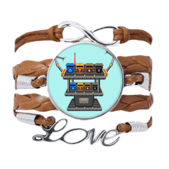 garbage rubbish sorting machine shelf bracelet chain ornament wristband