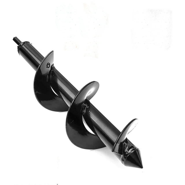 garden drill auger diameter 80 mm, spiral drill for the garden