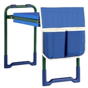 SANCAT 9.85 in Folding Garden Kneeler Seat With Wider 3MM Thickness Pad