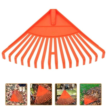CIMAXIC Garden Rake Gardening Leaf Rake Replacement Head for Lawn and Yard (14.17X11.42X1.18Inch)