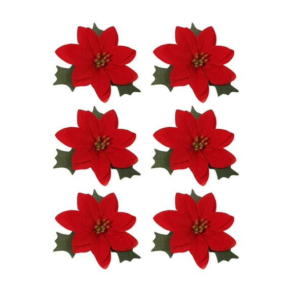 White Poppy Silk Flowers, 6pcs Lifelike Artificial Plants & Flowers, Faux Poppies Bouquet with Long Stems for Spring Kitchen Table Centerpiece Wedding Baby Shower Home Cemetery