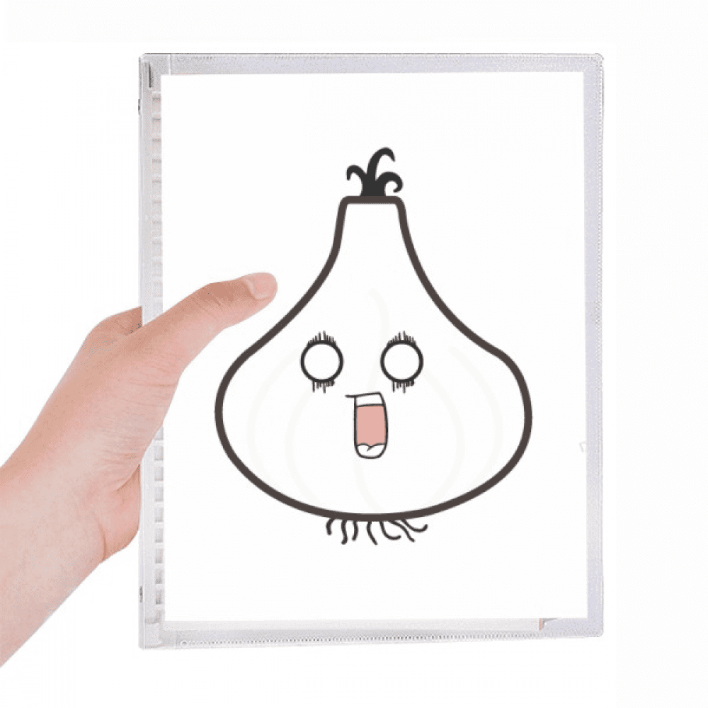 garlic surprised lovely little happy notebook loose diary refillable journal statiry