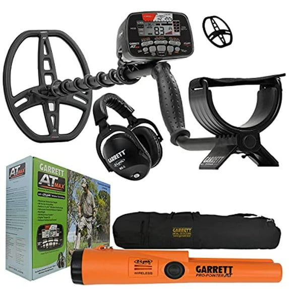 garrett at max underwater detector w/ms-3, pro-pointer at z-lynk, carry bag