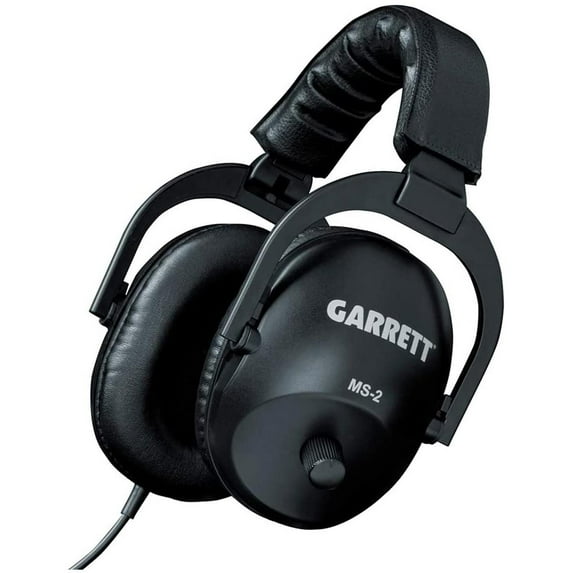 Garrett MS-2 Headphones with 1/4" Right Angle Stereo Plug