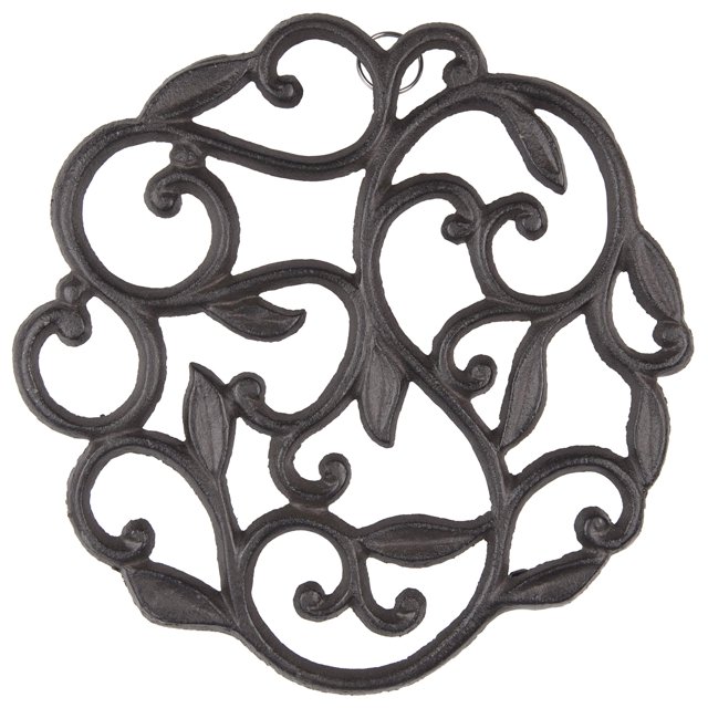 gasaré, Cast Iron Trivet for Hot Dishes, Pots, and Pans, Metal Trivet