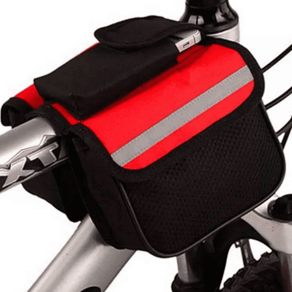 Dinling Bike Bag Bicycle Panniers Waterproof Small Size Front Bar Bike Saddle Bags for Rear Rack