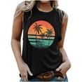 thumbnail image 1 of gbyLJF Biker Tank Tops for Women Cami Tank Tops for Women Loose Tank Top for Women Casual Summer Woman Top Black XXL, 1 of 5