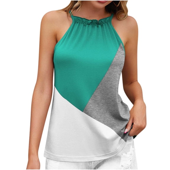 gbyLJF Black Summer Tops for Women Cute Summer Tank Tops Boho Tank Tops for Women Summer Trendy Tank Tops