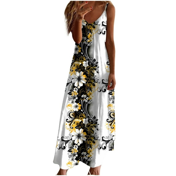 gbyLJF Boho Dress Plus Size Cocktail Dress Dress Summer Dress Women 2024 Plaid Dress Summer A01_White L