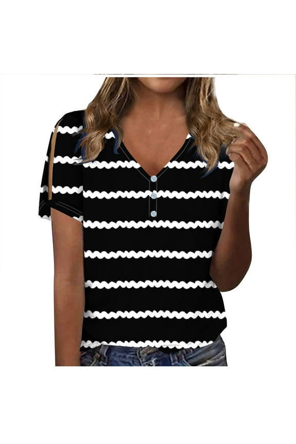 Casual Dressy Womens Tops Womens Shirts Casual Blouses for Mature Women Sports Tops for Women Black L