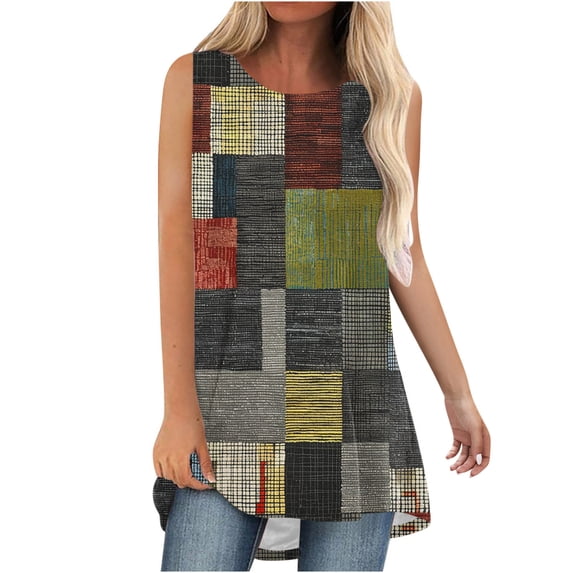 gbyLJF Collared Sleeveless Tops for Women Cropped Camis Womens Tank Tops for Layering Plus Size Tank Tops