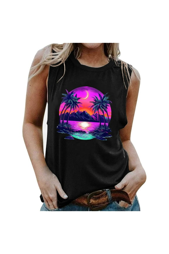 Crop Ribbed Tanks for Women Girls Dance Tank Tops Low Cut Tank Tops for Women Running Yoga Tank Top Black L