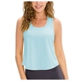 thumbnail image 1 of gbyLJF Extra-Long Tank Tops For Women Womens Tops Summer Cross Wrap Cross Tank Top Tank Top Women Loose Fit, 1 of 4