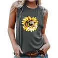 thumbnail image 1 of gbyLJF Lace Up Tank Tops for Women Racer Back Tank Women Women's Tank Tops for Layering Cotton Summer Tops, 1 of 6