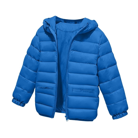 gbyLJF Girls Lightweight Puffer Jacket Packable Zip Up Hooded Coat Warm Winter Outwear for School Daily Outdoor